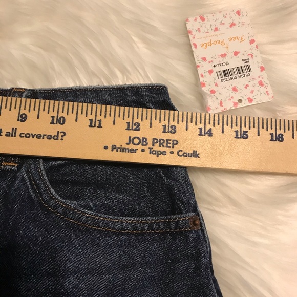 New Free People Bailey Denim Mini Skirt - Picture 11 of 13